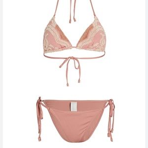 NWT Zimmermann Jeannie Mini-Triangle Towel bikini in size 2